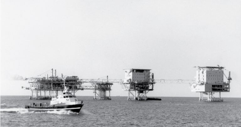 Erawan gas production in the early days 